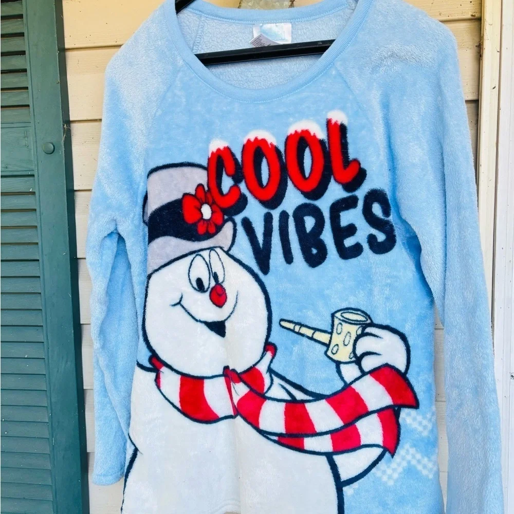 Frosty & the snowman pajama shirt